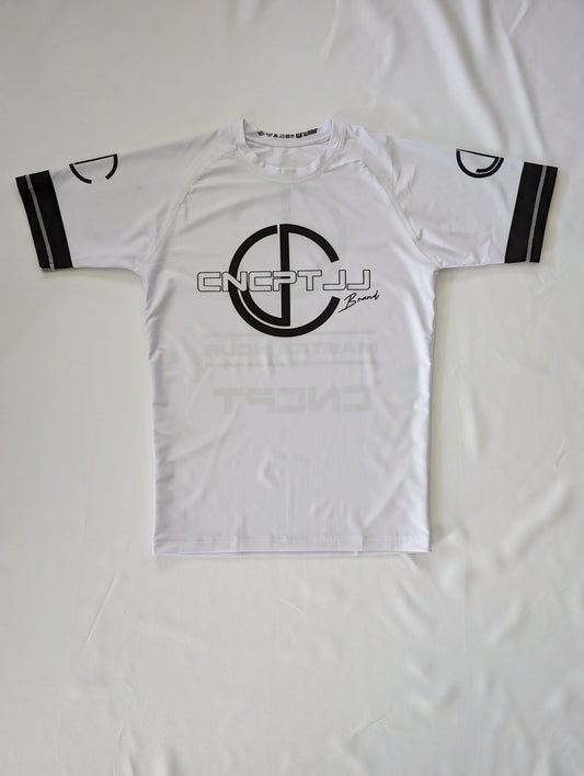 White Short Sleeve Rash guard *Rash Guard Only*